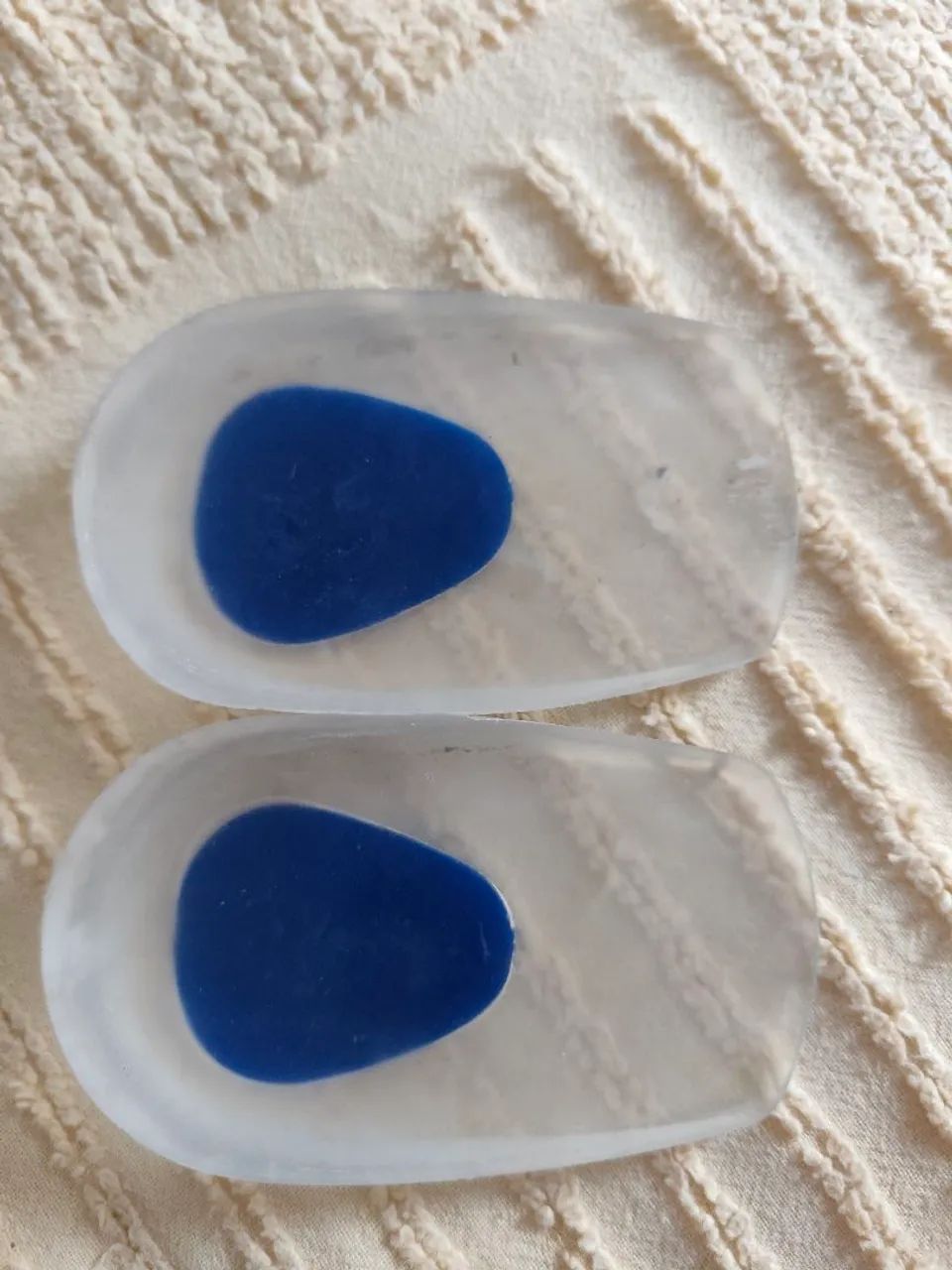 Par de protetor de calcanhar de silicone novo 