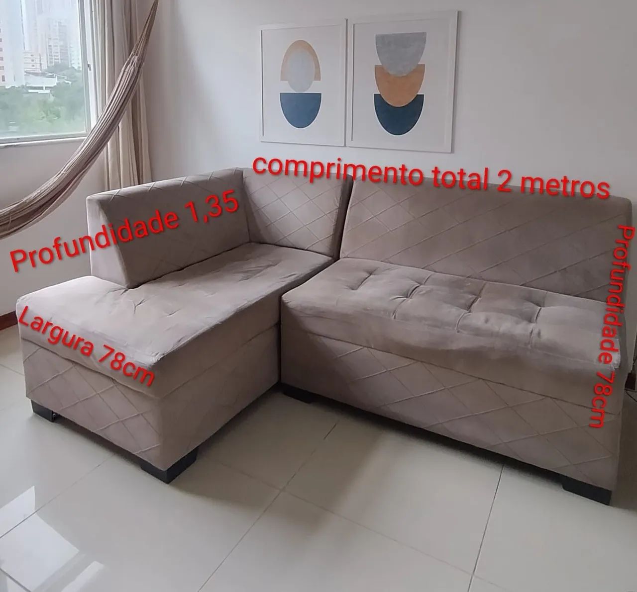 Sofá com Chaise  - Foto 5