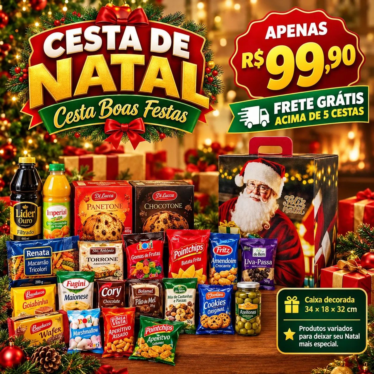 Cesta de Natal  - Foto 5