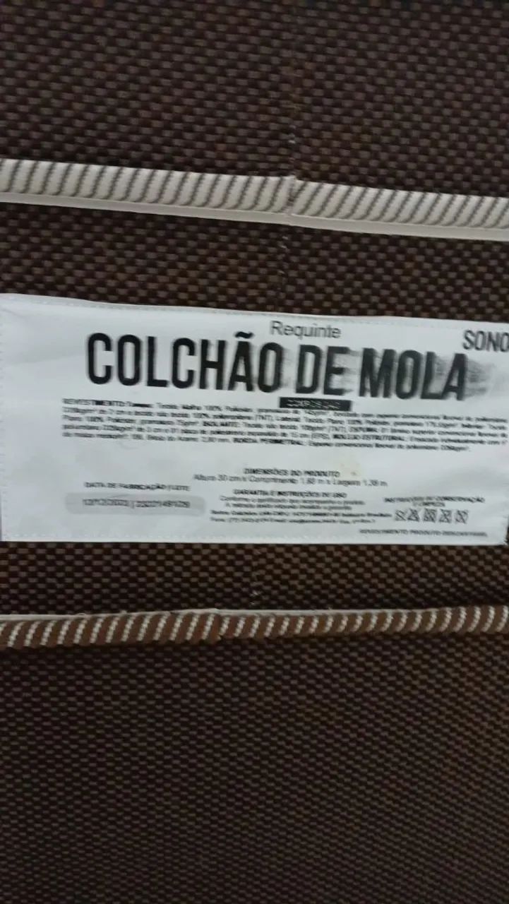 Cama box casal  com colchão 