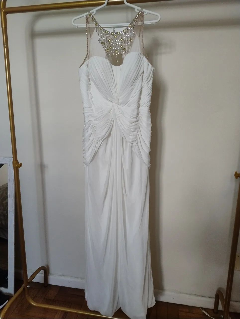 Vestido offwhite casamento cívil  - Foto 5