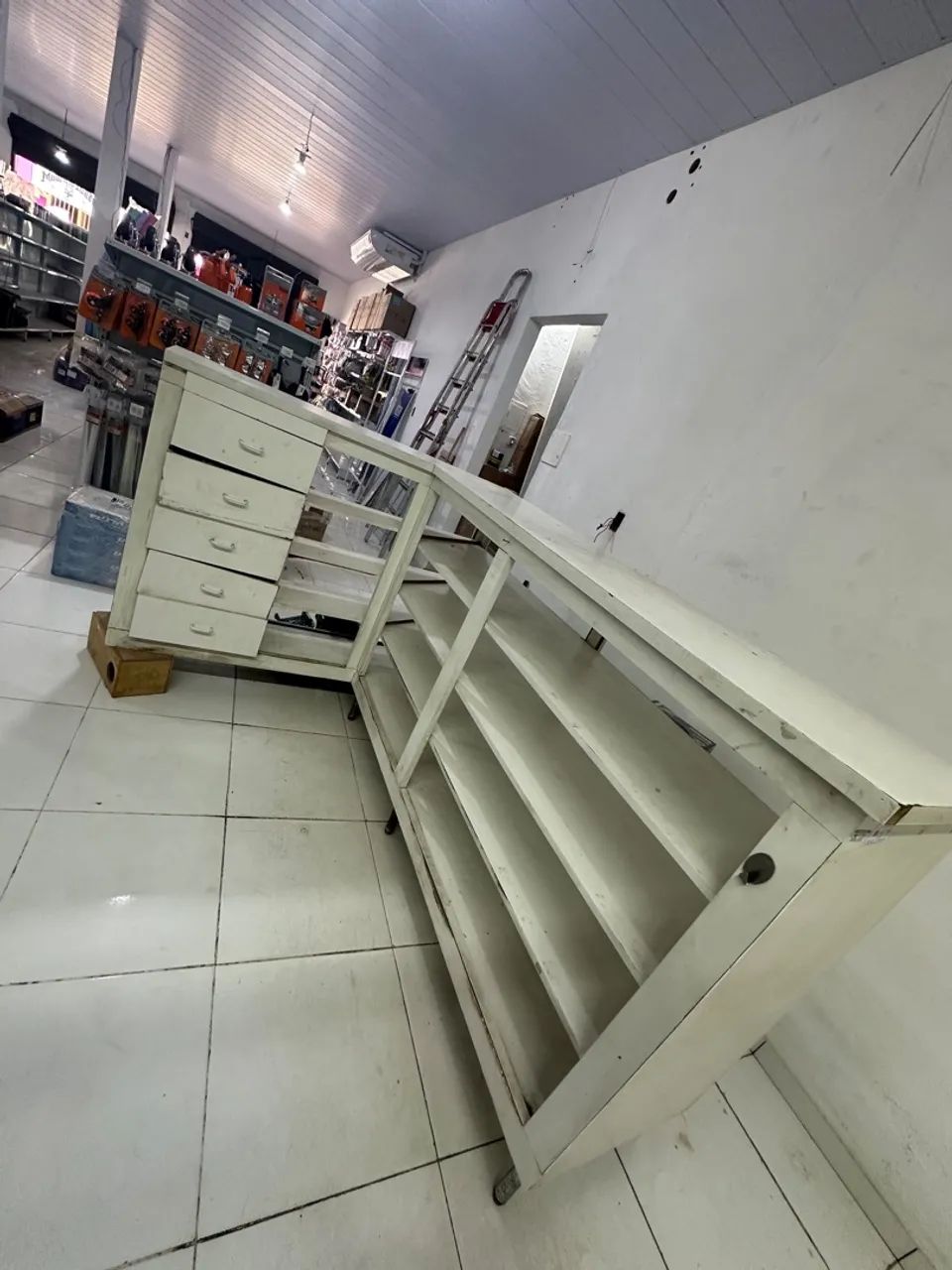 BALCÃO MDF BRANCO - Foto 2