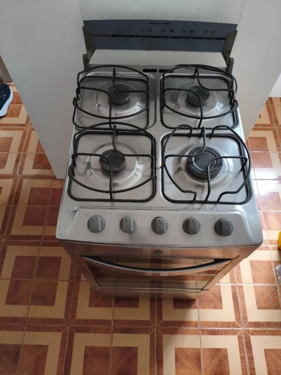 Fogão inox 4 bocas