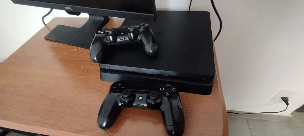PS4 COM 2 CONTROLES + NOTEBOOK VIVOBOOK