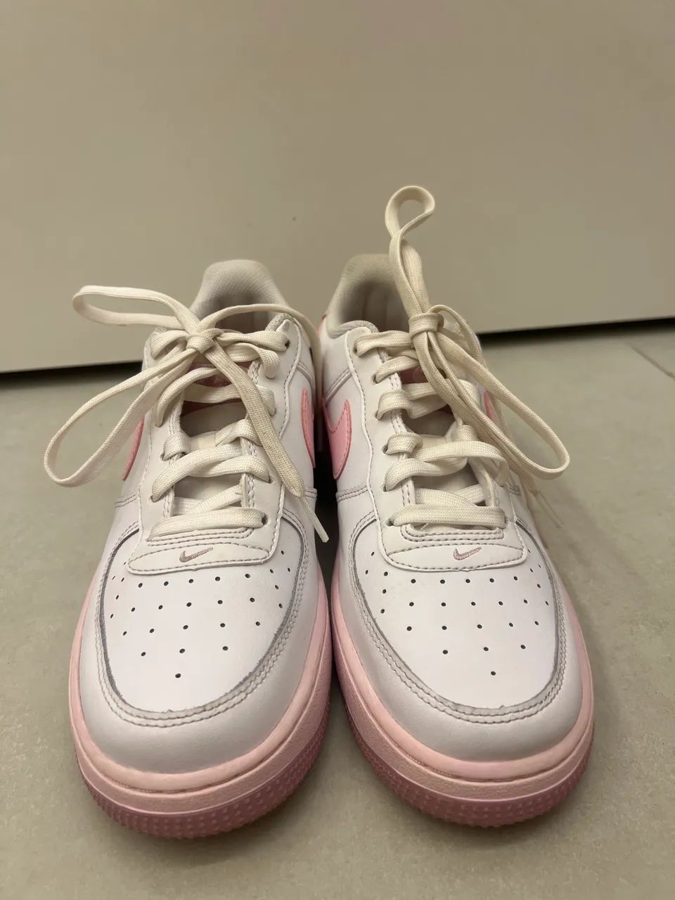 Nike Air Force 1 ?07 Rosa e Branco - Foto 3