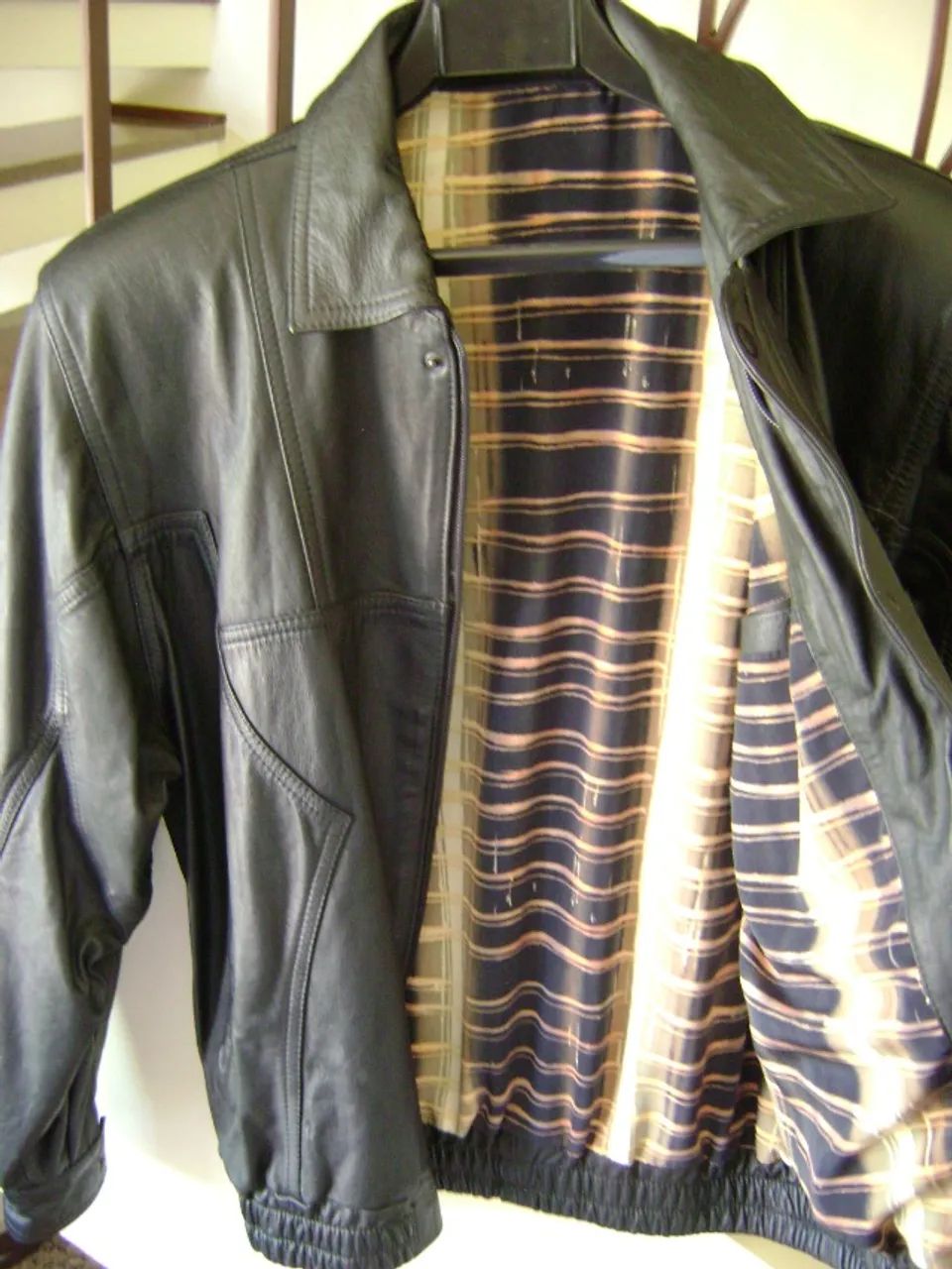 Jaqueta couro legítimo unisex - Foto 5