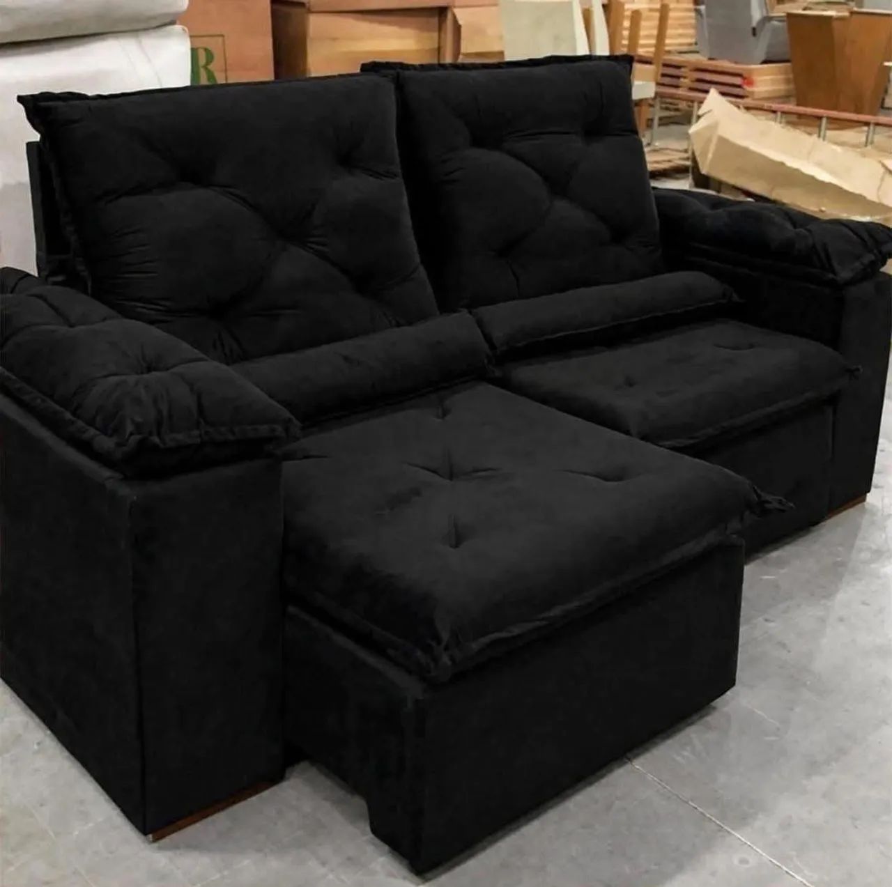 Sofá Retrátil e Reclinável 2.00 Largura / Entrega GRÁTIS! R$1.099 - Foto 3