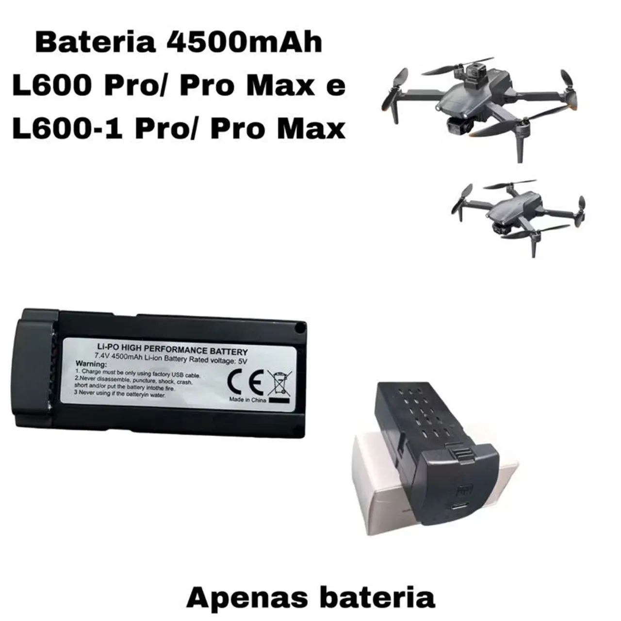 Bateria 4500mAh Drone L600 Pro Max