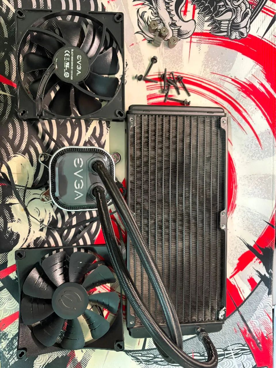 Water Cooler EVGA CLC, 280mm (2X 140mm), Closed Loop CPU Cooler, AMD/Intel - Foto 2