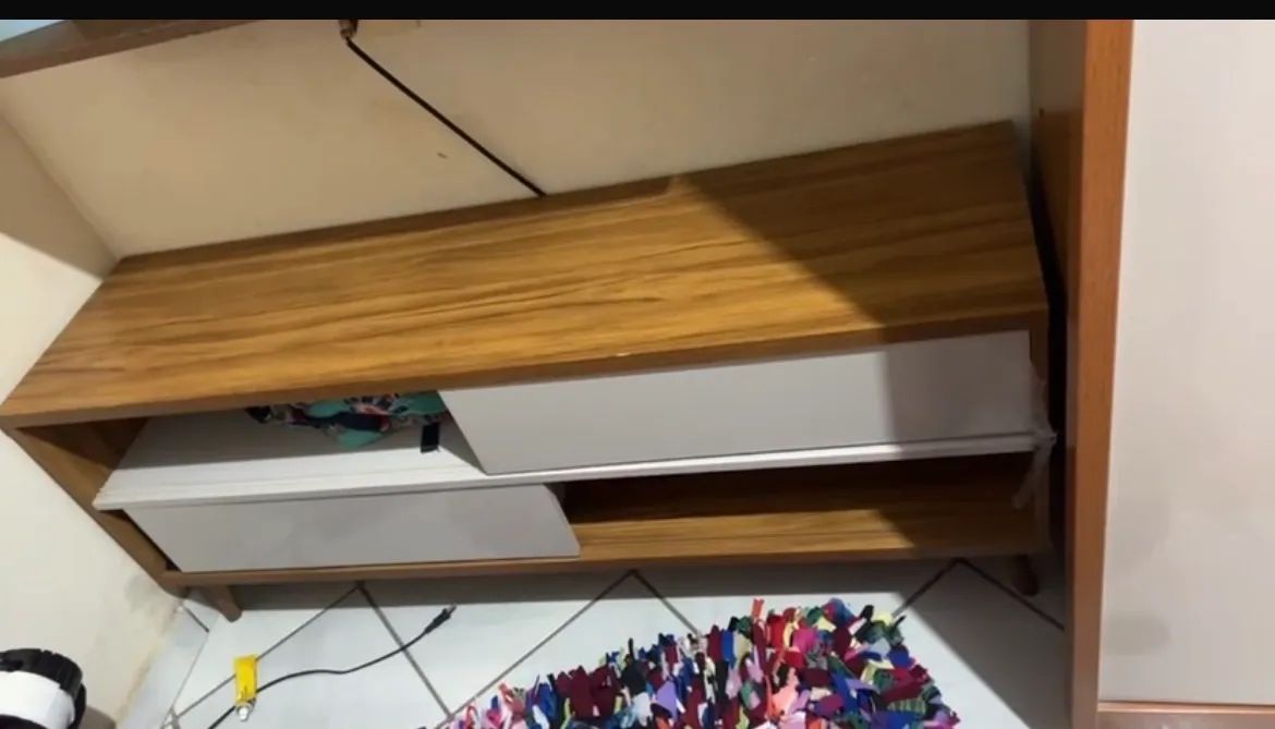 Kit jogo de mesa painel e rack - Foto 2