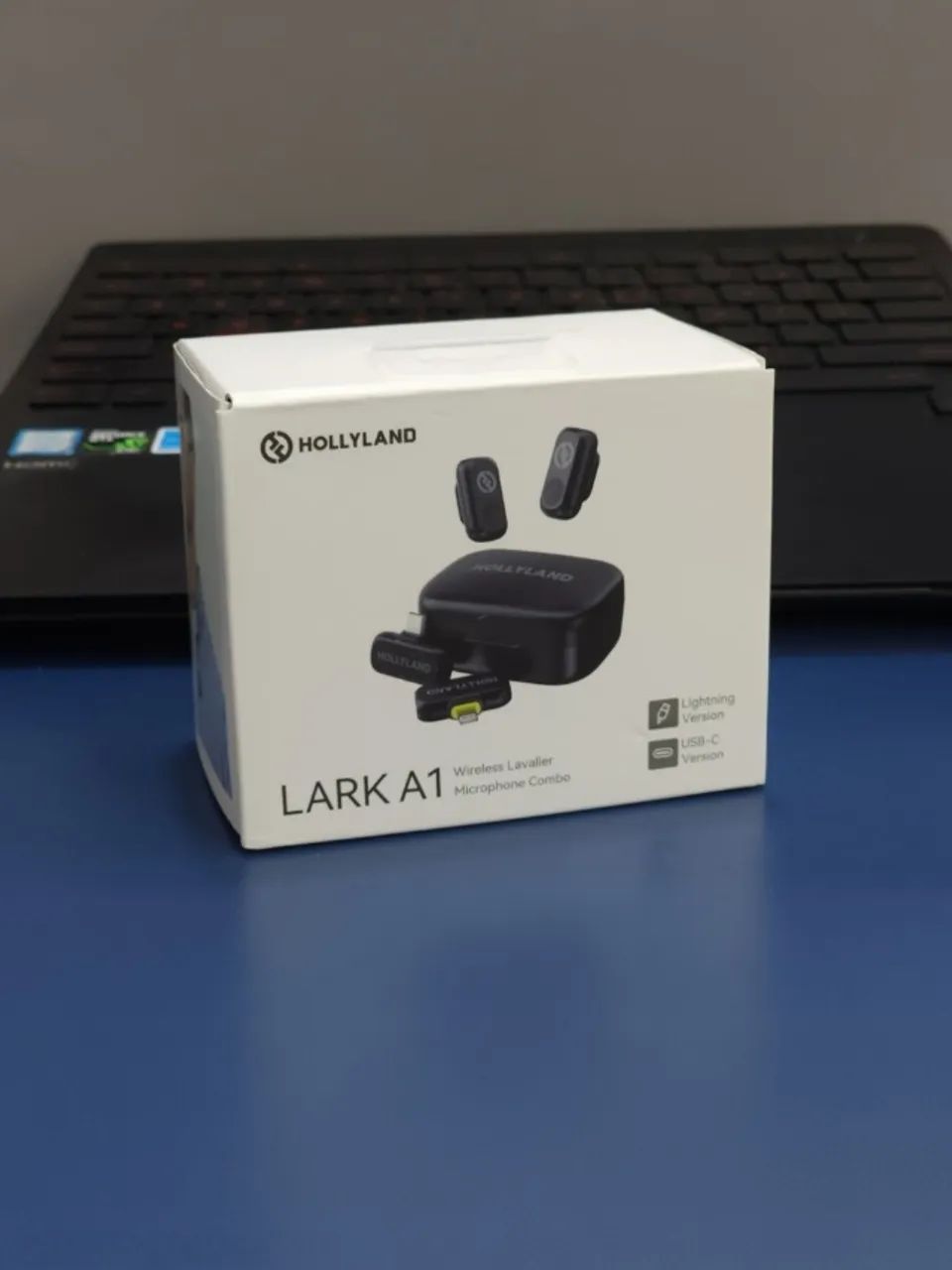 Microfone de Lapela Hollyland Lark A1 Combo | 200m de Alcance