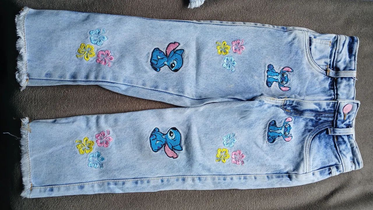 Calça jeans infantil menina  - Foto 4