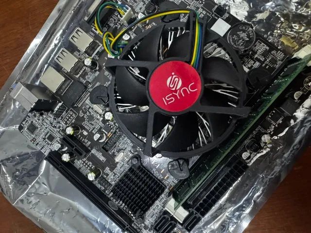 KIT PLACA MÃE H61 LGA 1155 + INTEL CORE i3 + 8GB DDR3 + COOLER - Foto 3