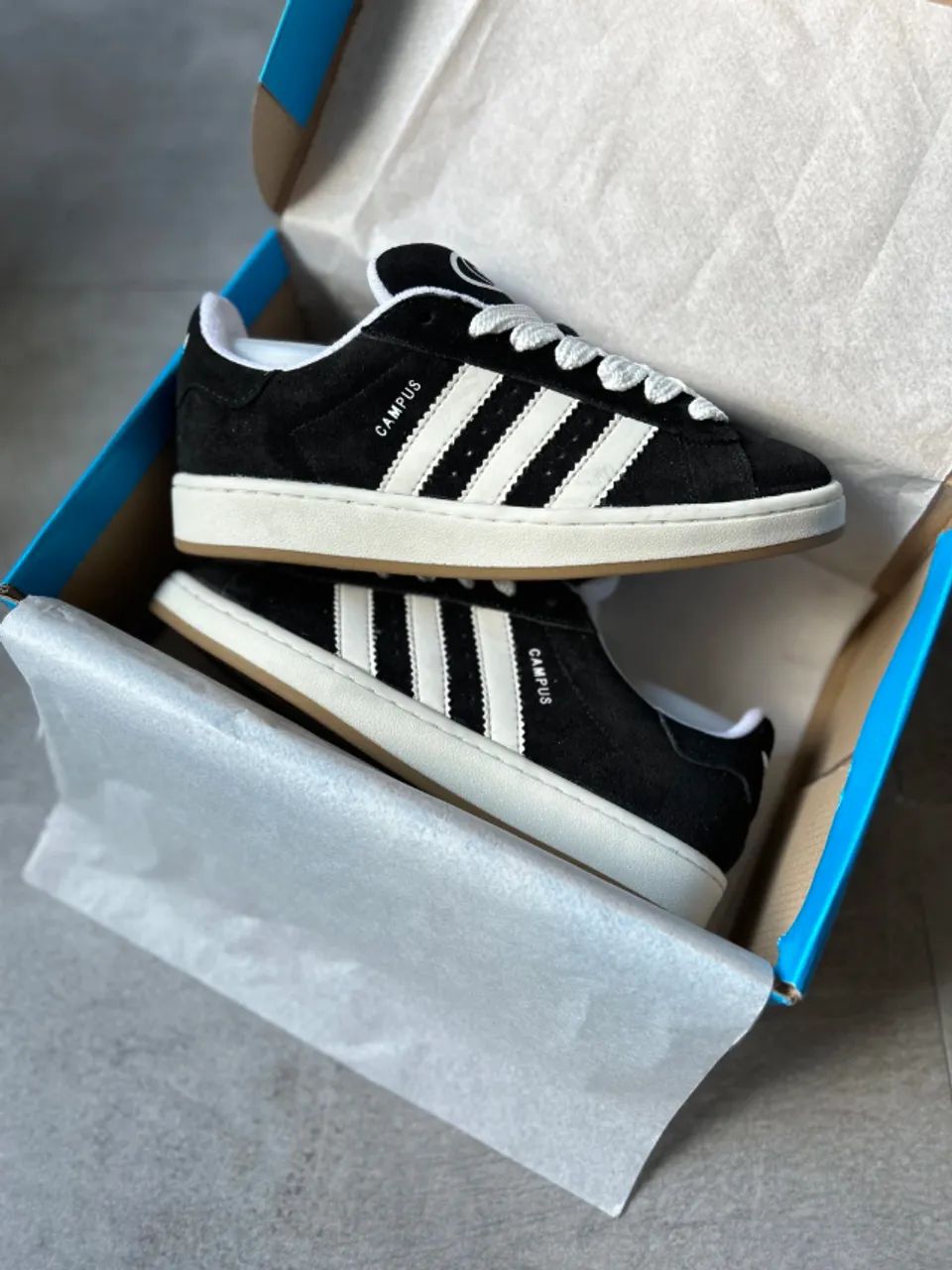 Tênis Adidas Campus Camurça Premium Unissex Cor: Preto - Disponível 34 AO 43 - Foto 5