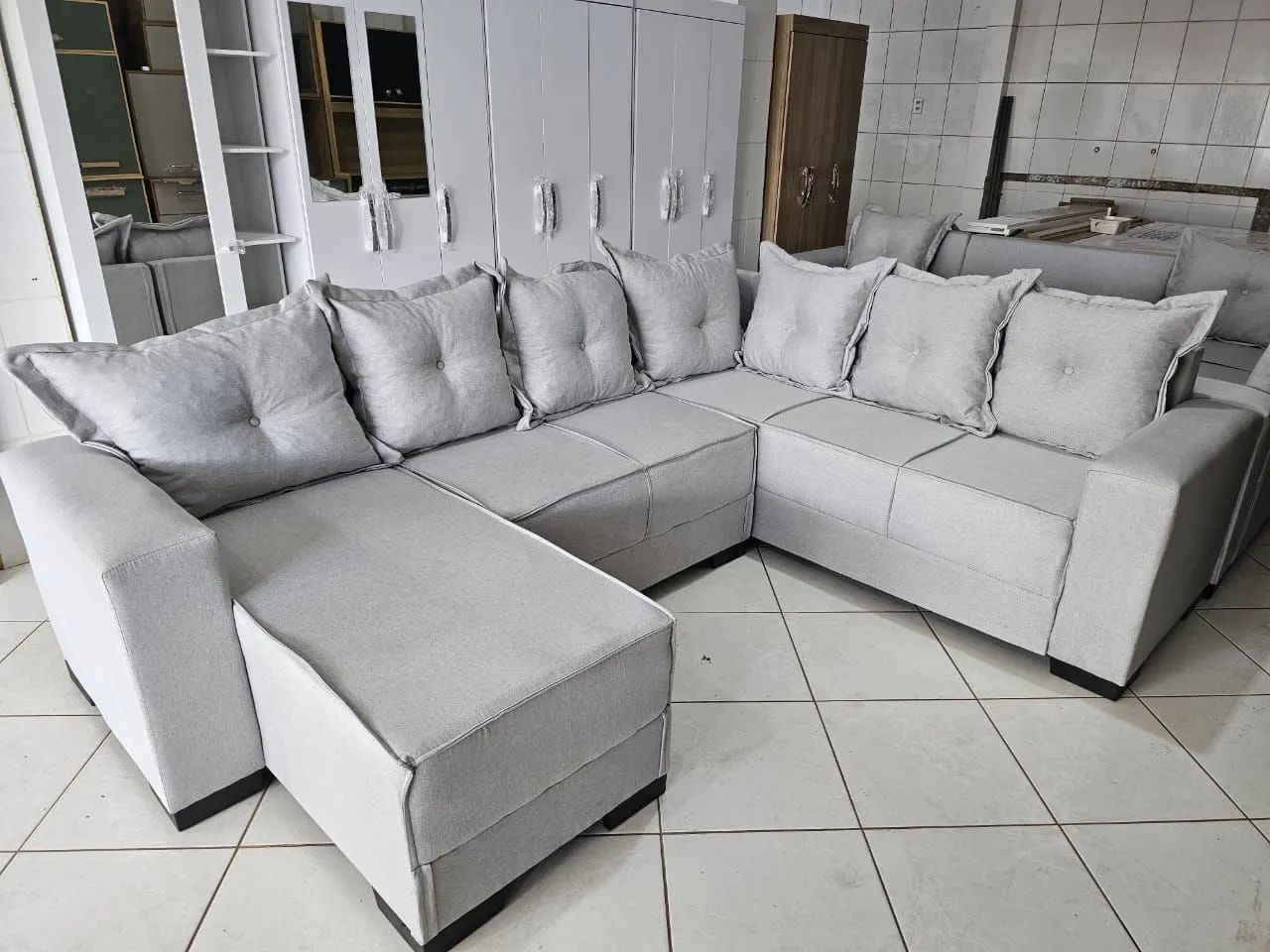 Sofá de canto novo - Foto 4