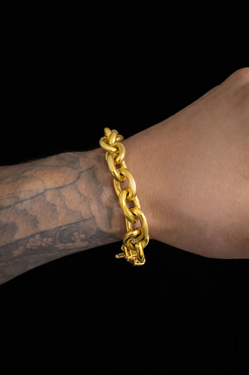 Pulseira moeda antiga 100% legítimo