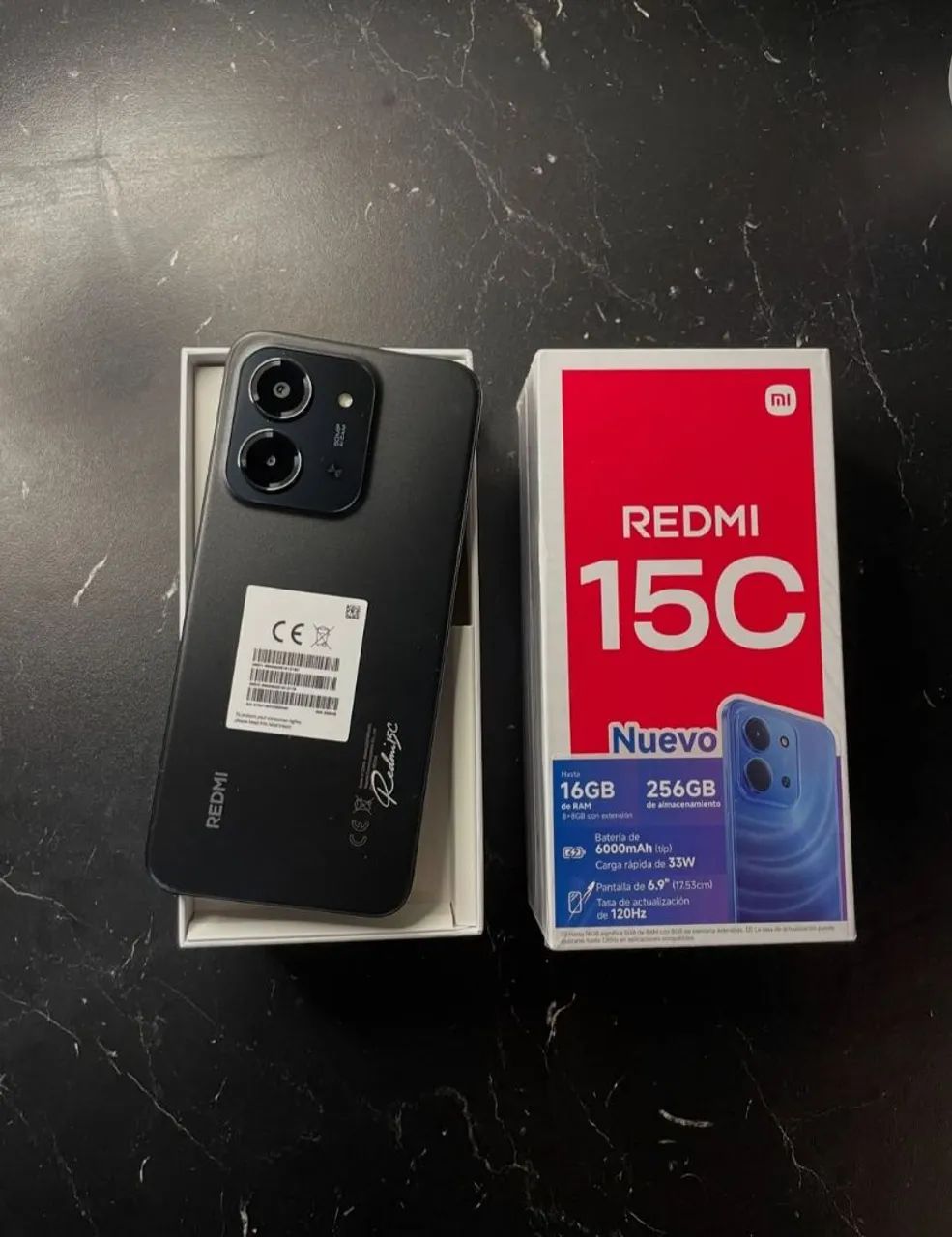 Redmi 15C 4G 4ram 128gb - black novos 