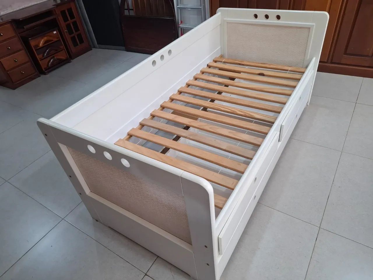 Cama com auxilia mdf 78 