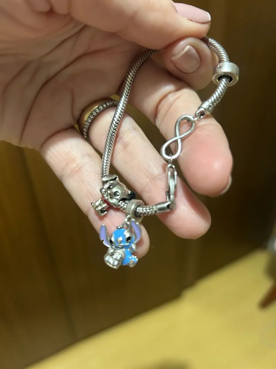 Pulseira Vivara Infinito com berloque Stitch! - Foto 2