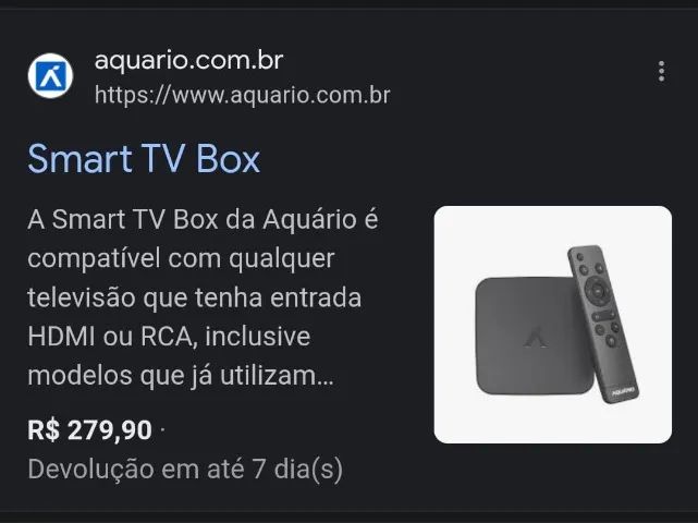 TV BOX AQUARIO NOVOS - MUITO BARATO - Foto 2