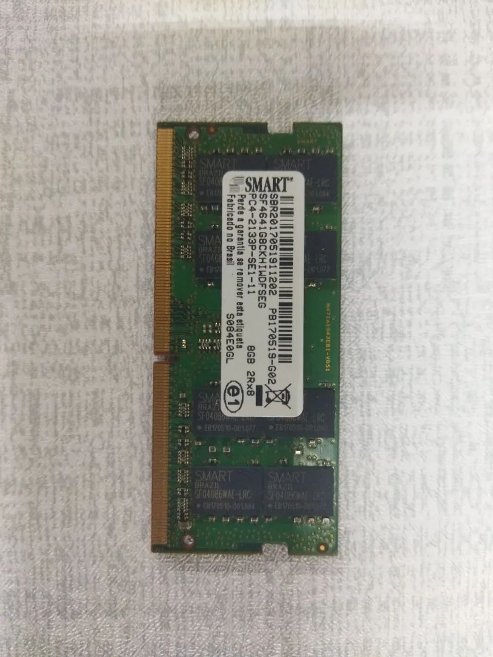 Memória ddr4 8gb