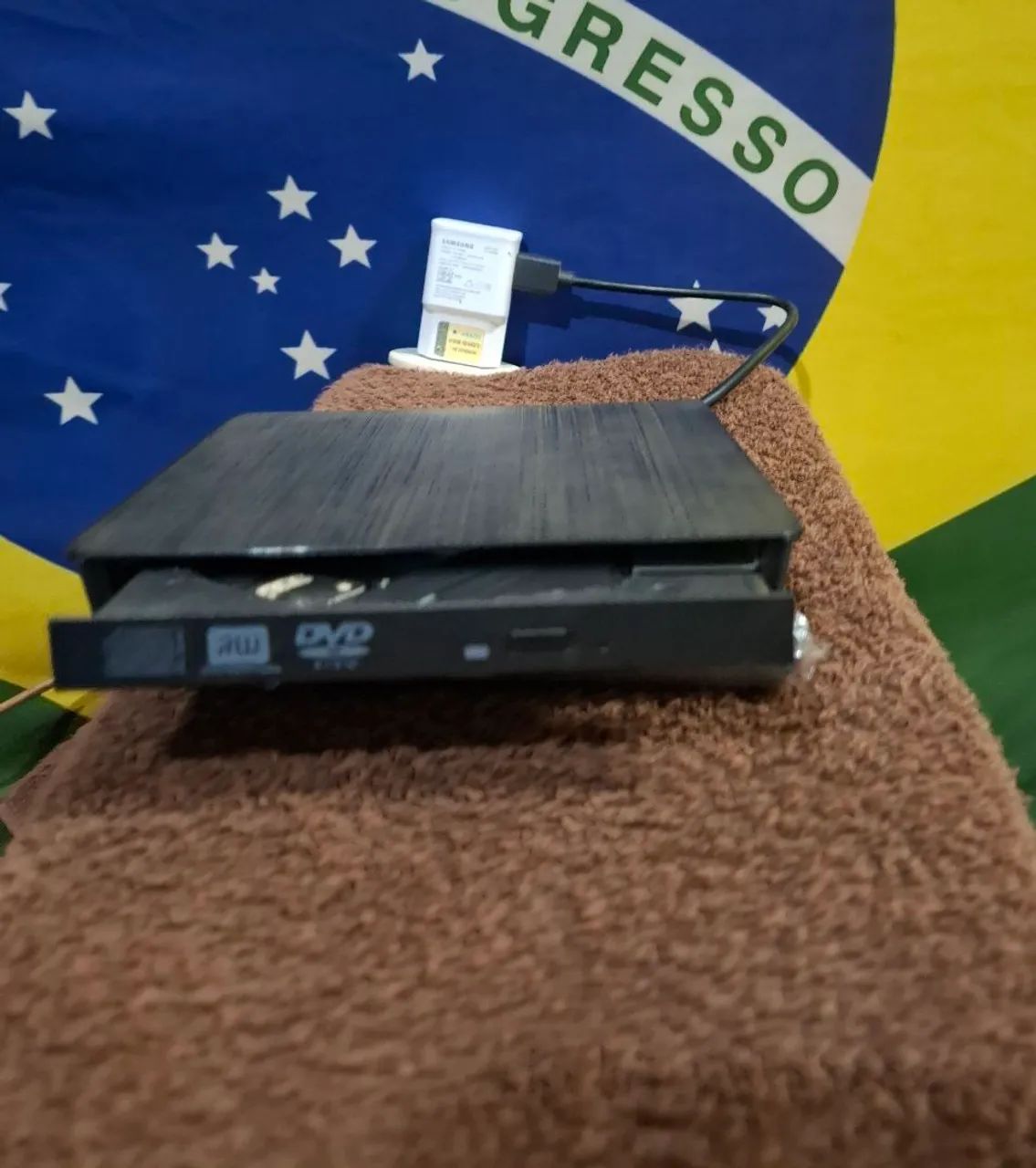 Vendo leitor tocador de DVD e CD externo ,(De brinde um mini teclado) - Foto 5
