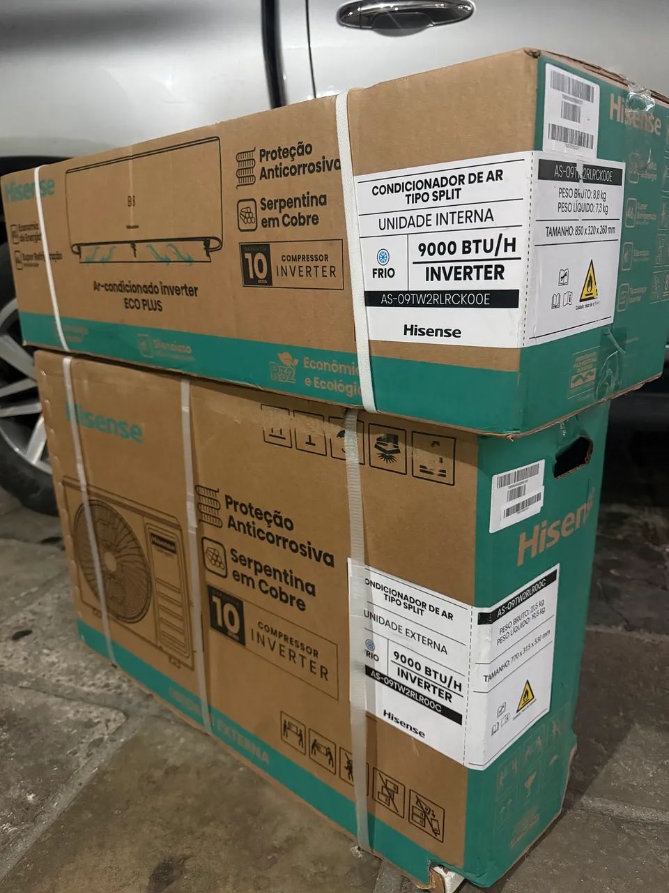 Ar-condicionado hisense 9K BTUS INVERT  - Foto 5