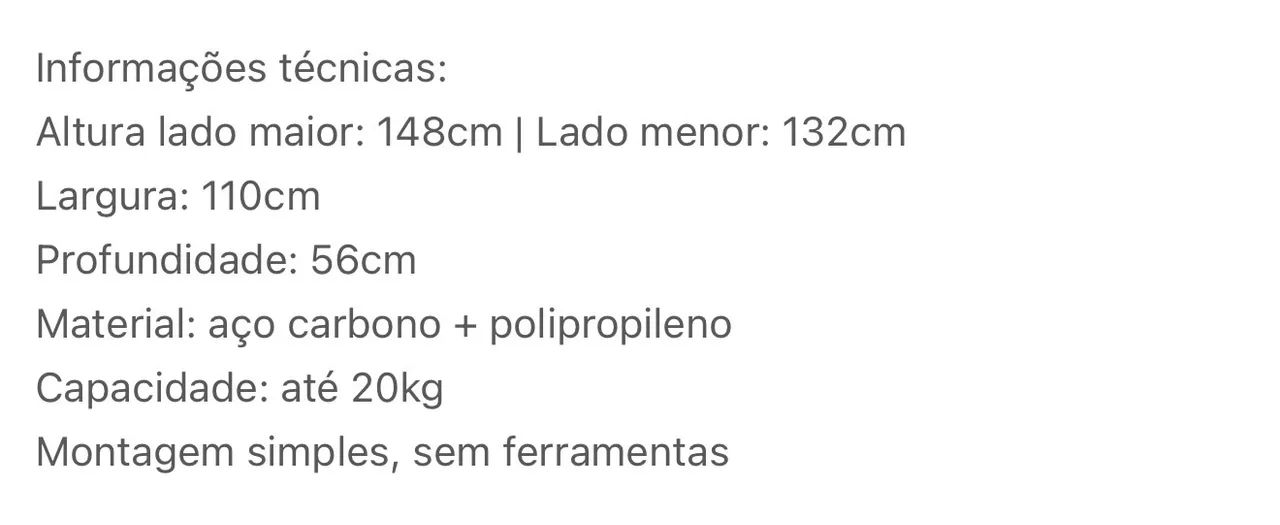 Arara cabideiro nunca usado. - Foto 5