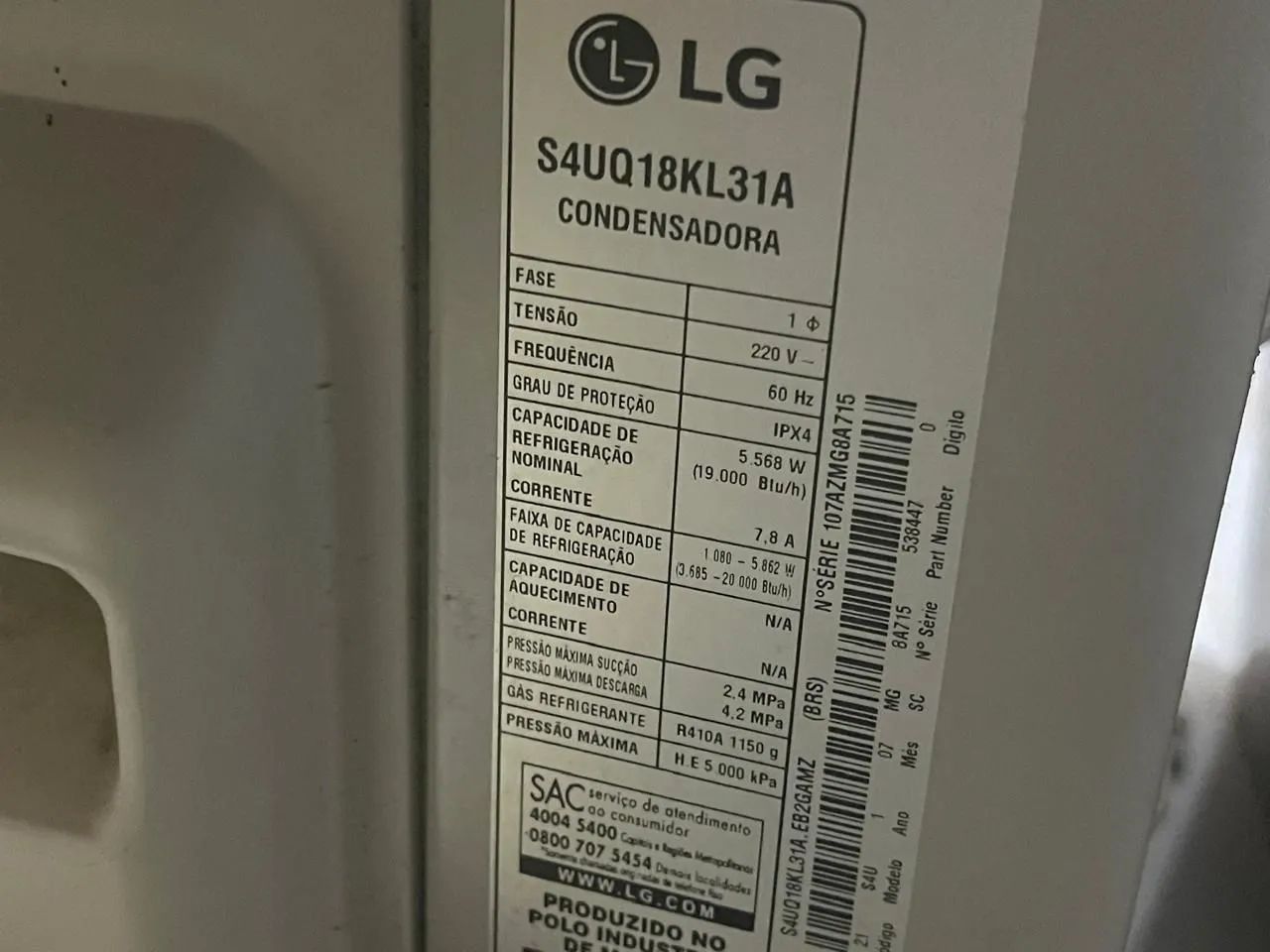 Ar condicionado dual inverter marca lg - Foto 3