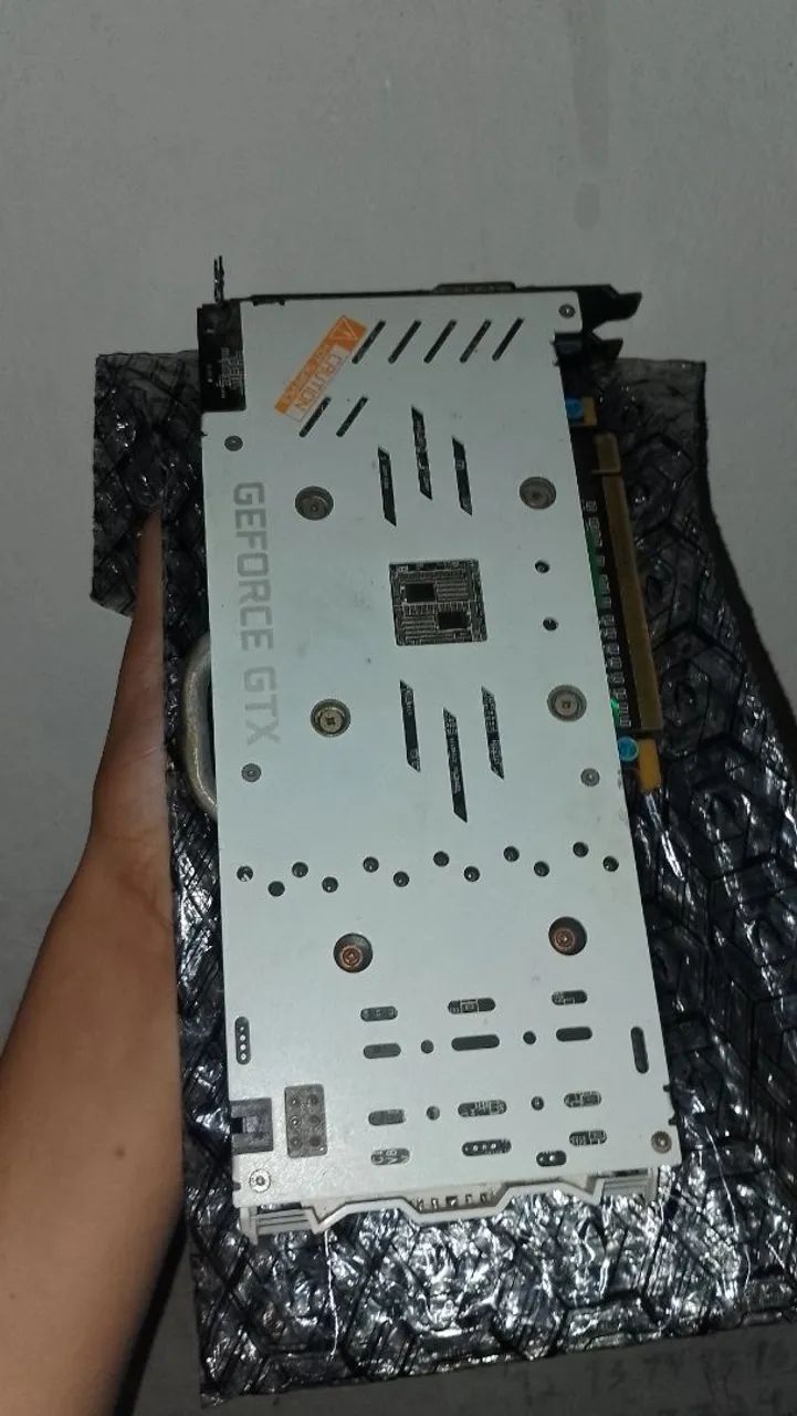 OBS NÃO FAÇO ENVIO GTX 1060 3GB GDDR5 <br>1080p <br>Clock boost de 1708 MHz<br>TDP de 120W - Foto 4