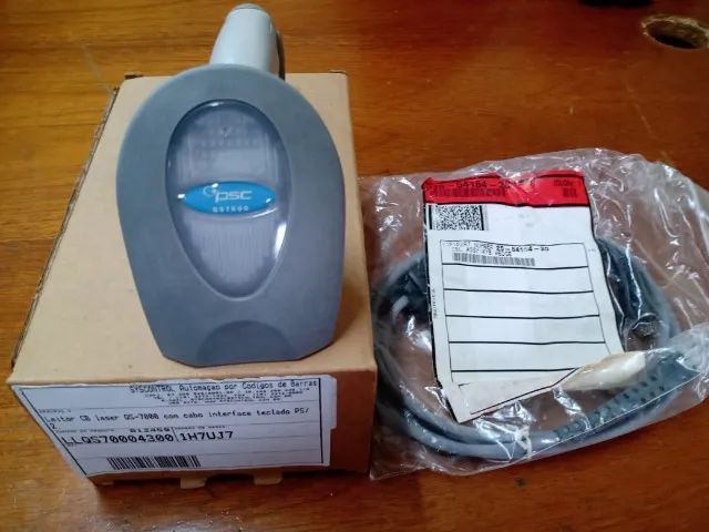 Leitor Código de Barras Laser Datalogic QS7000 interface teclado PS/2 (012459)
