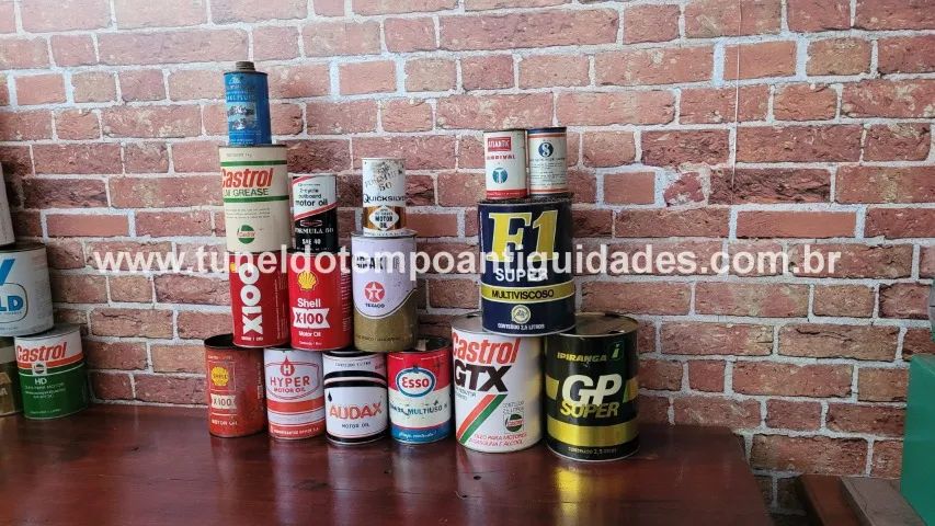 Latas Óleo Antigas - Foto 2