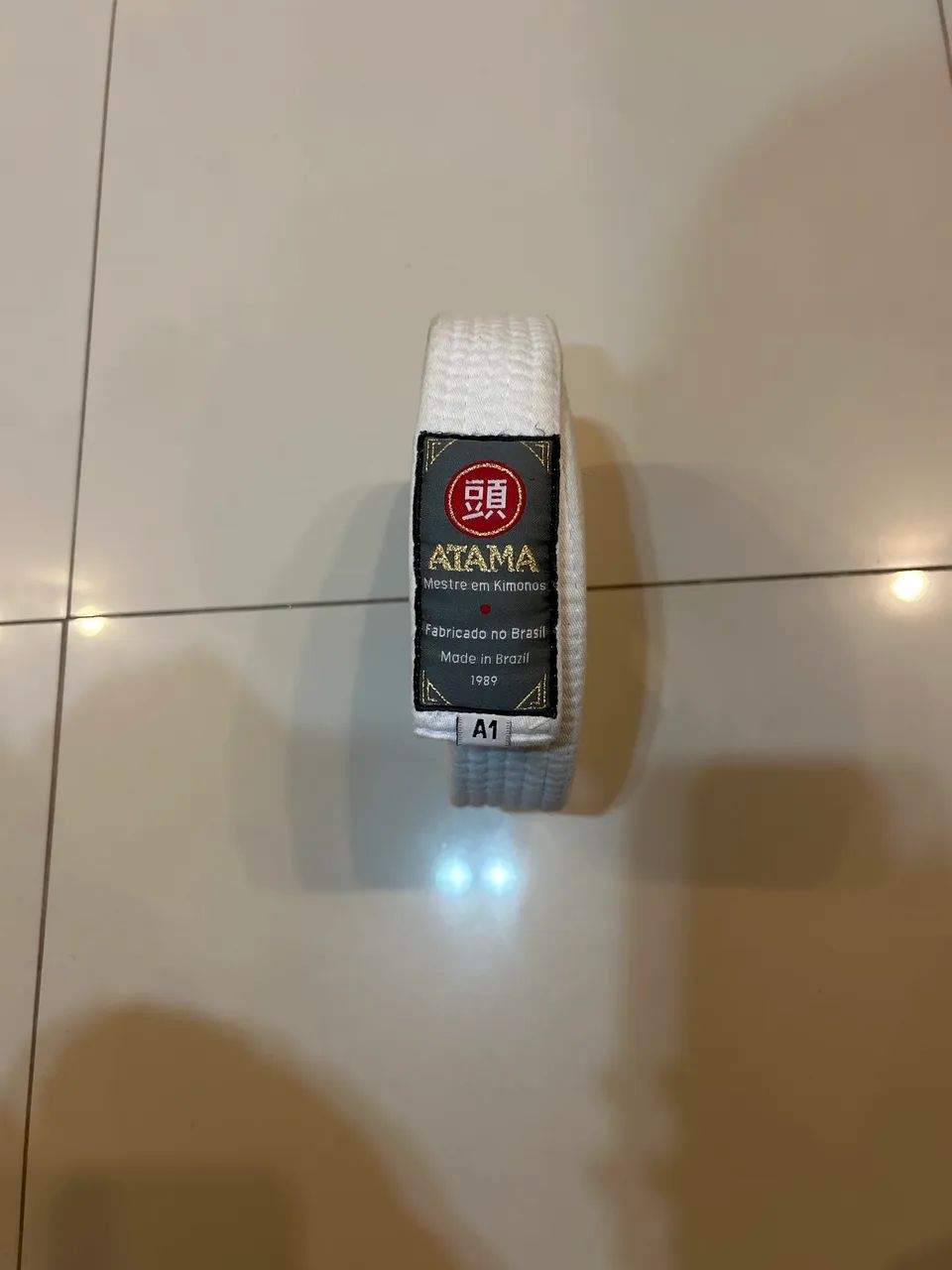 FAIXA ATAMA jiu-jitsu branca A1 