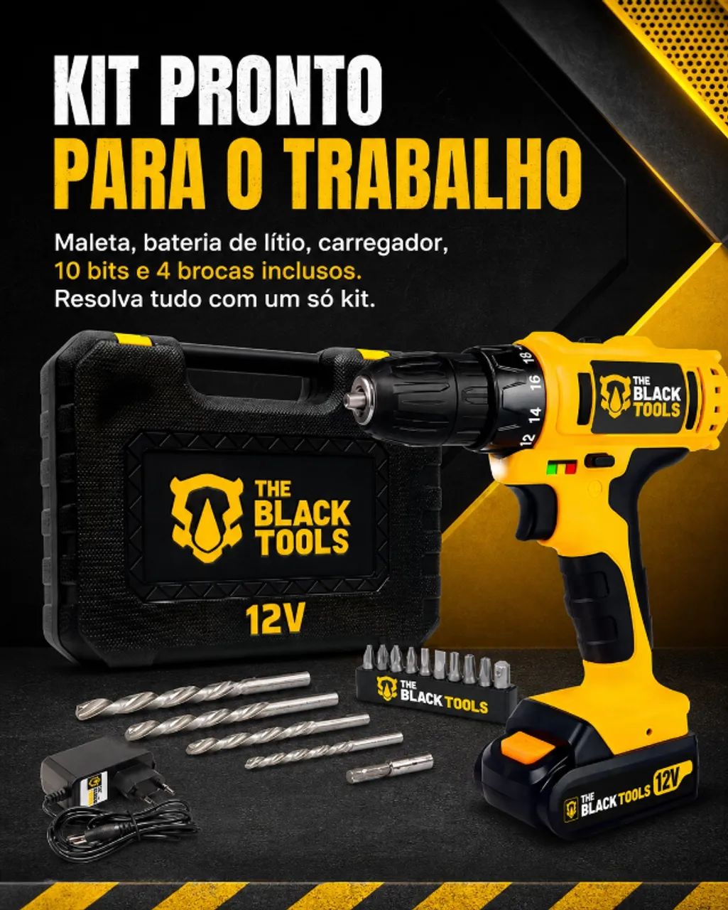 Parafusadeira e Furadeira TB-12E - Foto 4