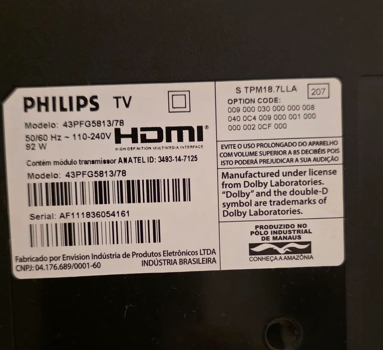 Televisão Philips 43 Polegadas - Foto 4
