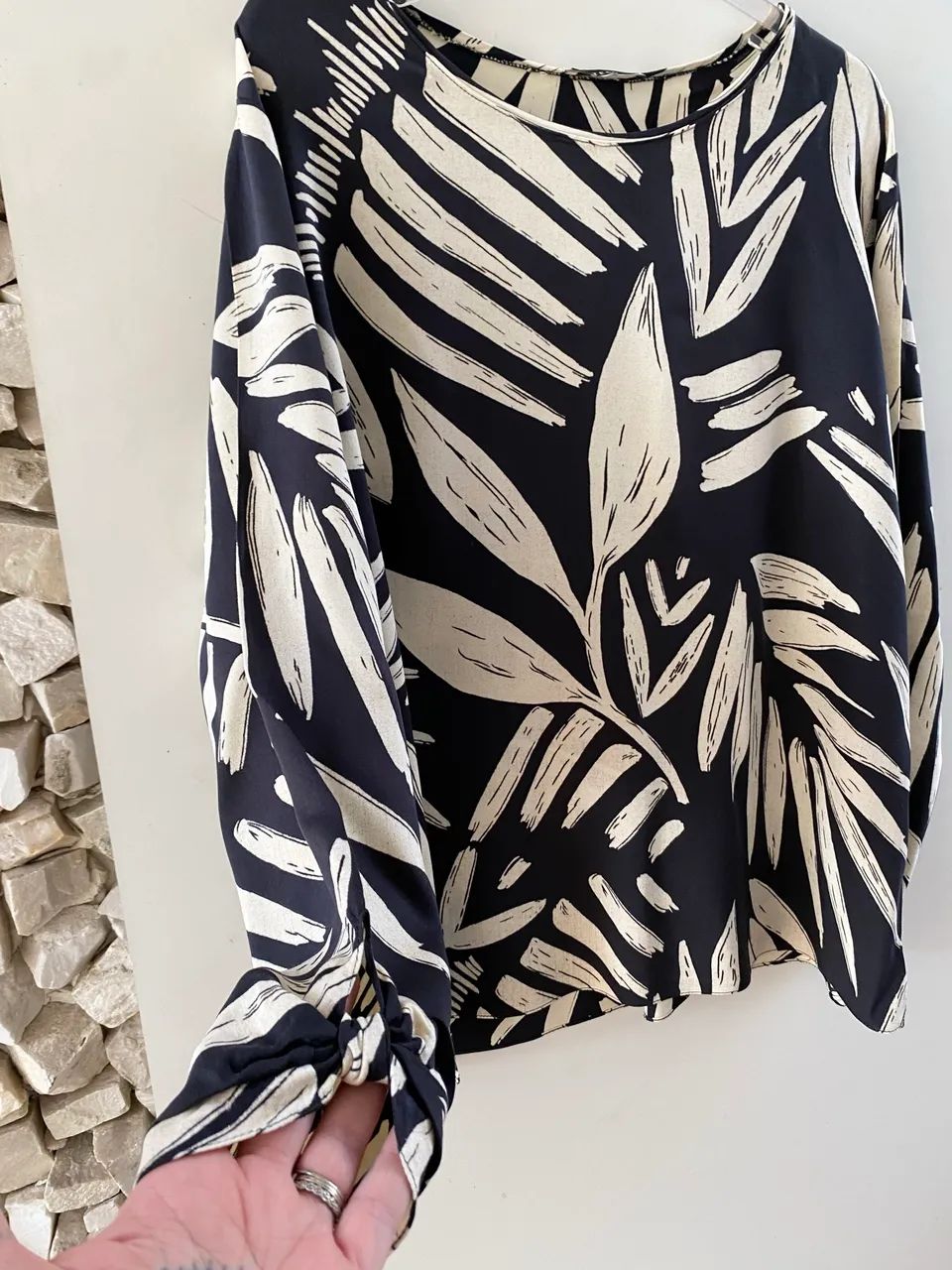 blusa TESS concept oversized folhagem - Foto 3