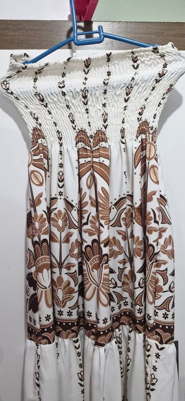 Vestido longo florido tamanho único  - Foto 2