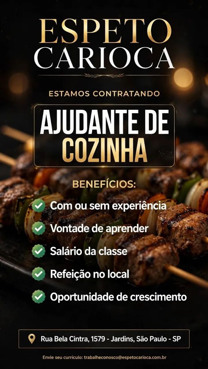 Vaga de emprego 