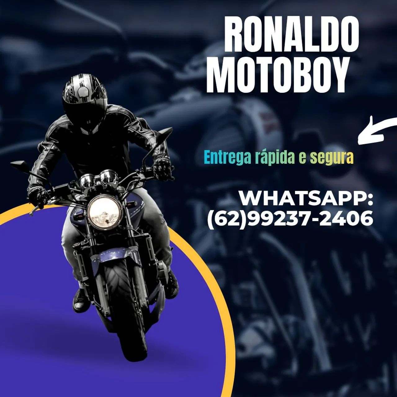 Motoboy entregador 