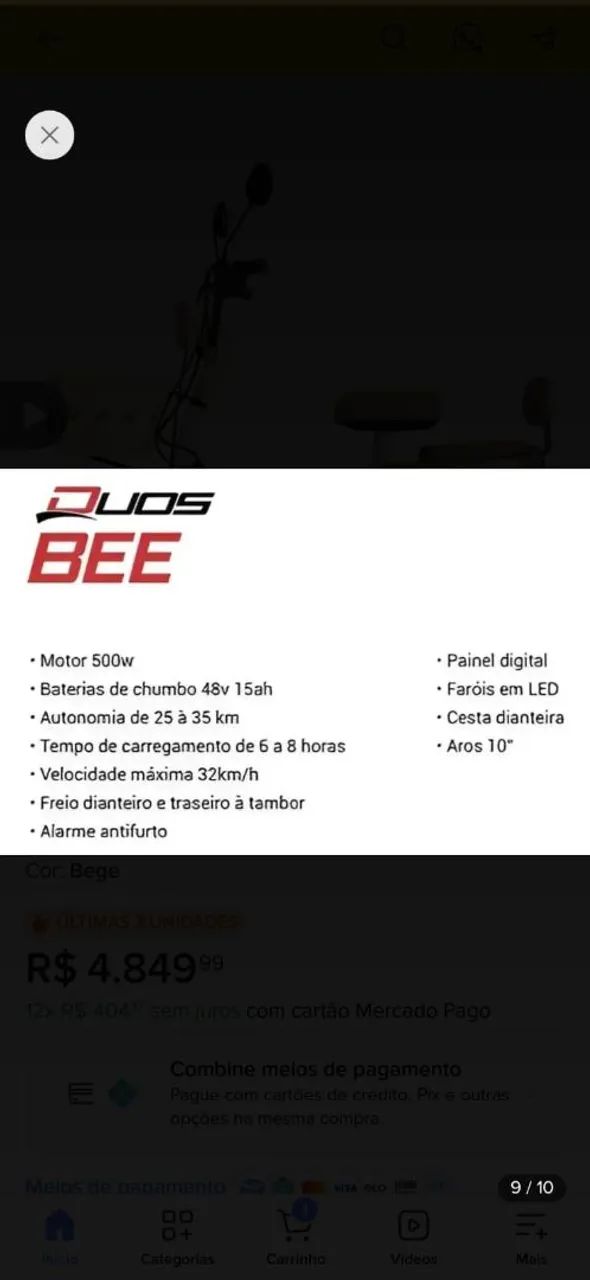 Bicicleta elétrica - Foto 4