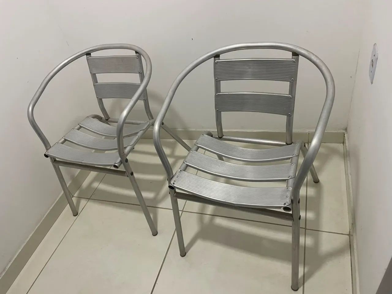 Cadeira de alumínio  - Foto 2