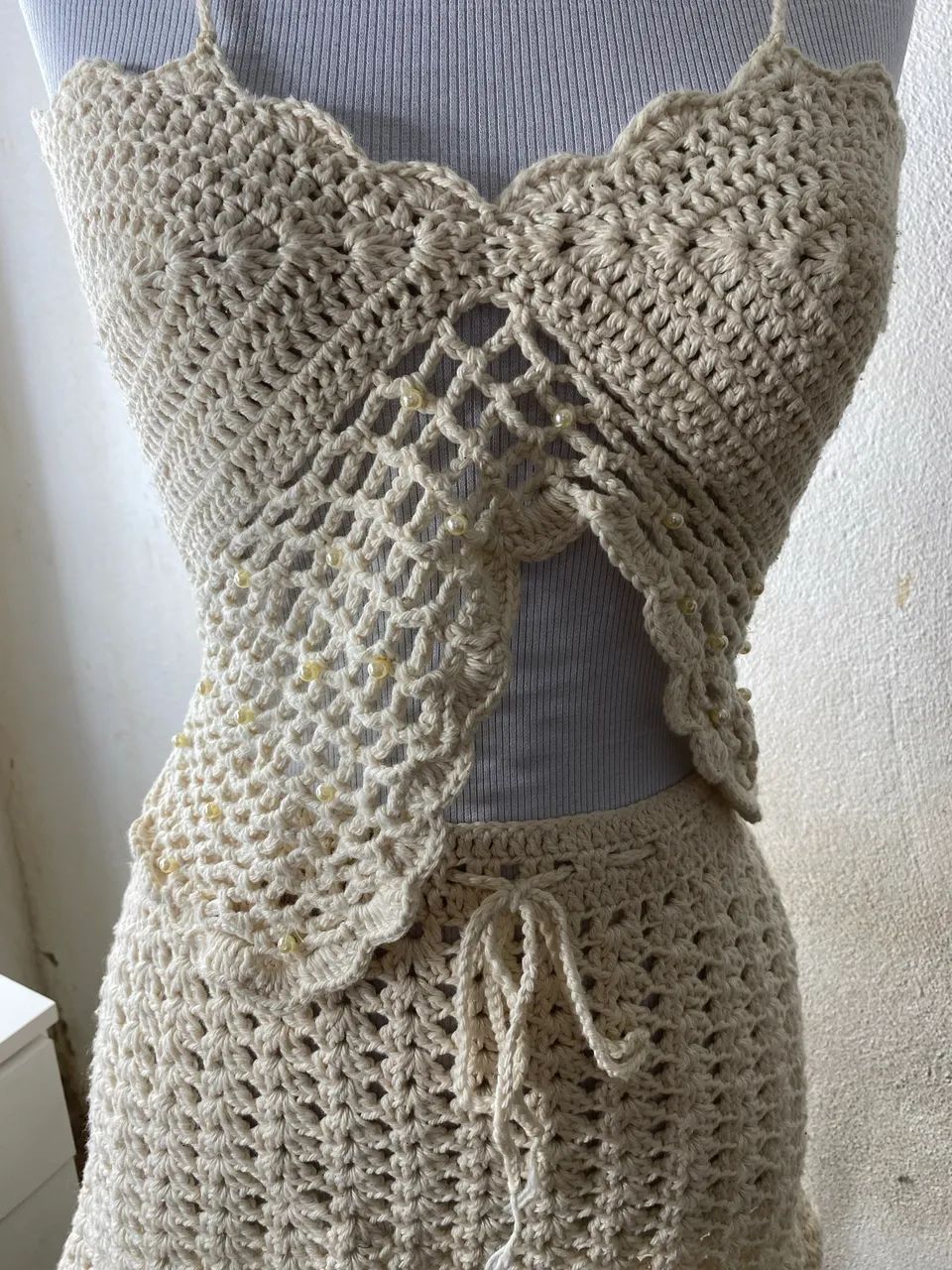 Conjunto maresia de crochê  - Foto 2