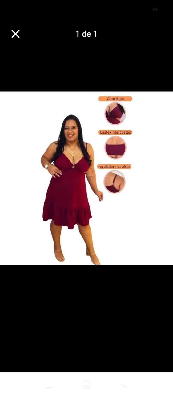 Vestido plus size 