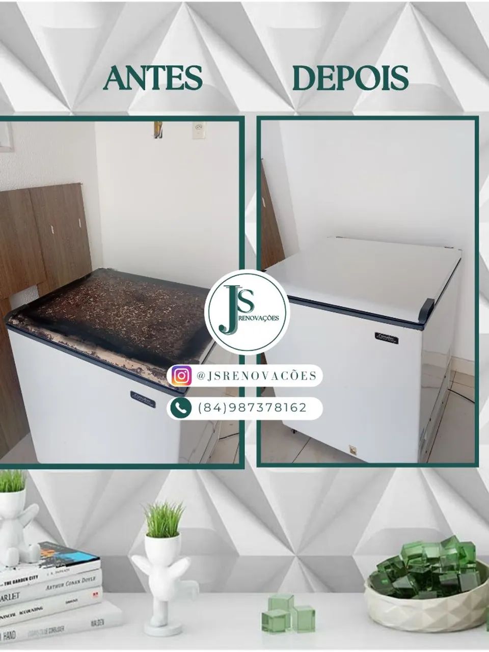 Envelopamento de móveis e eletrodomésticos películas residencial ? - Foto 2