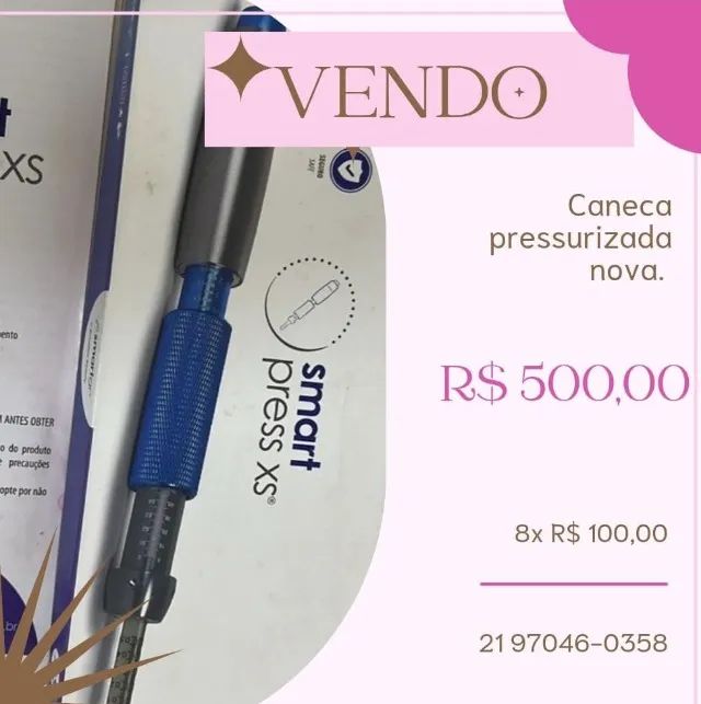 Caneta pressurizada nova 