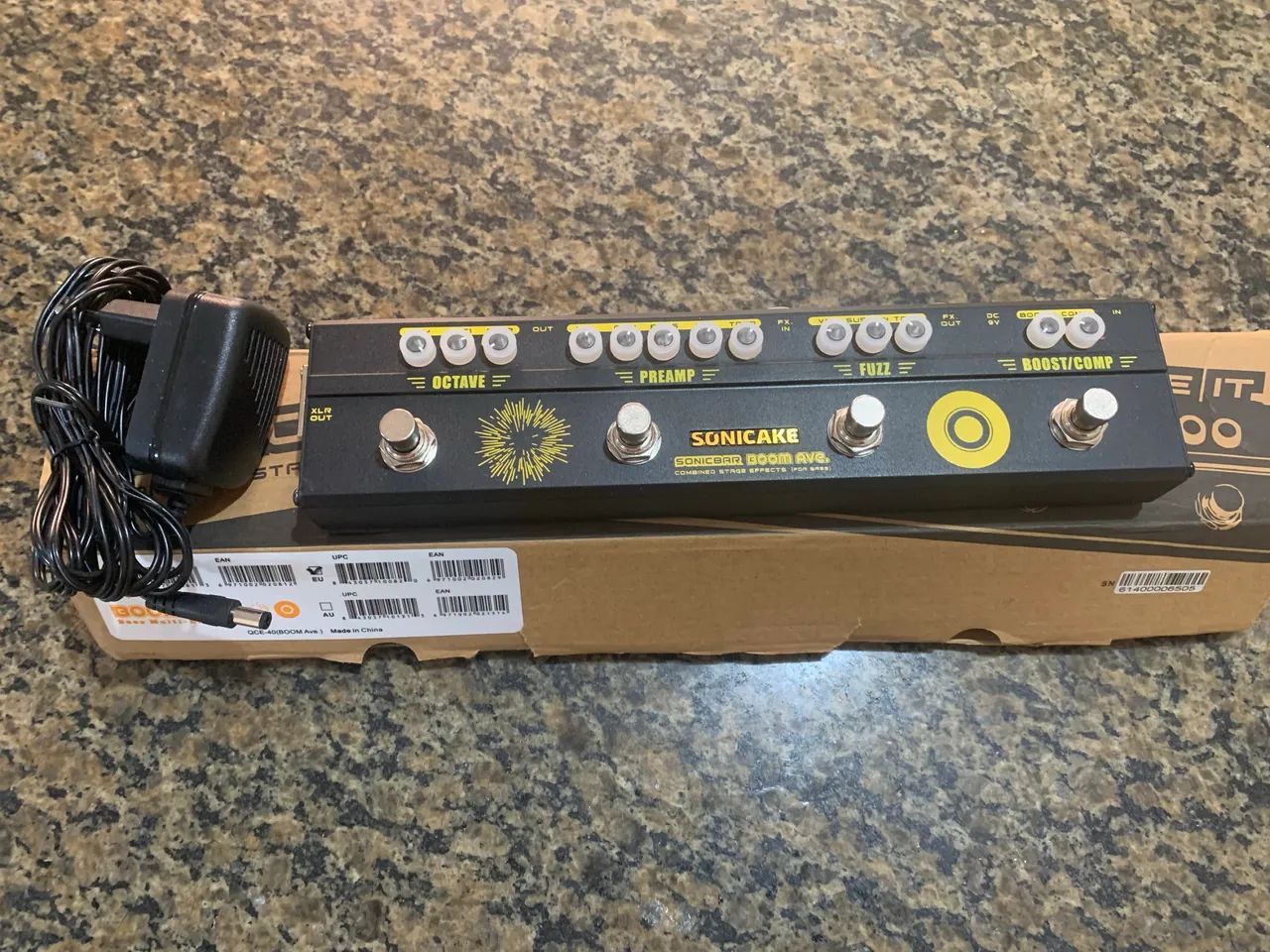 Sonicake Bom Ave Bass (novo) pedal para contrabaixo