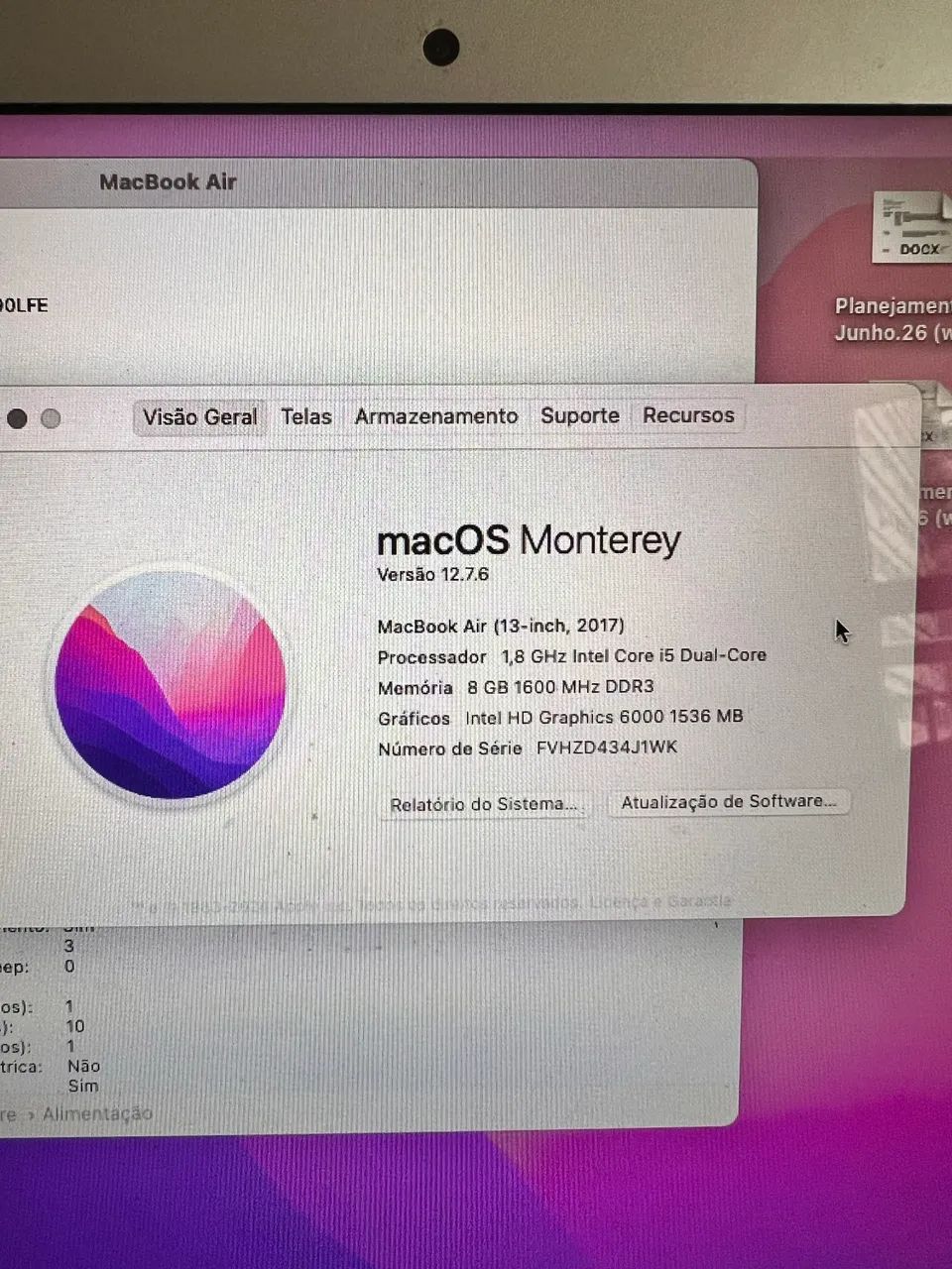 MacBook Air 13 2017  128GB  8GB RAM - Foto 5
