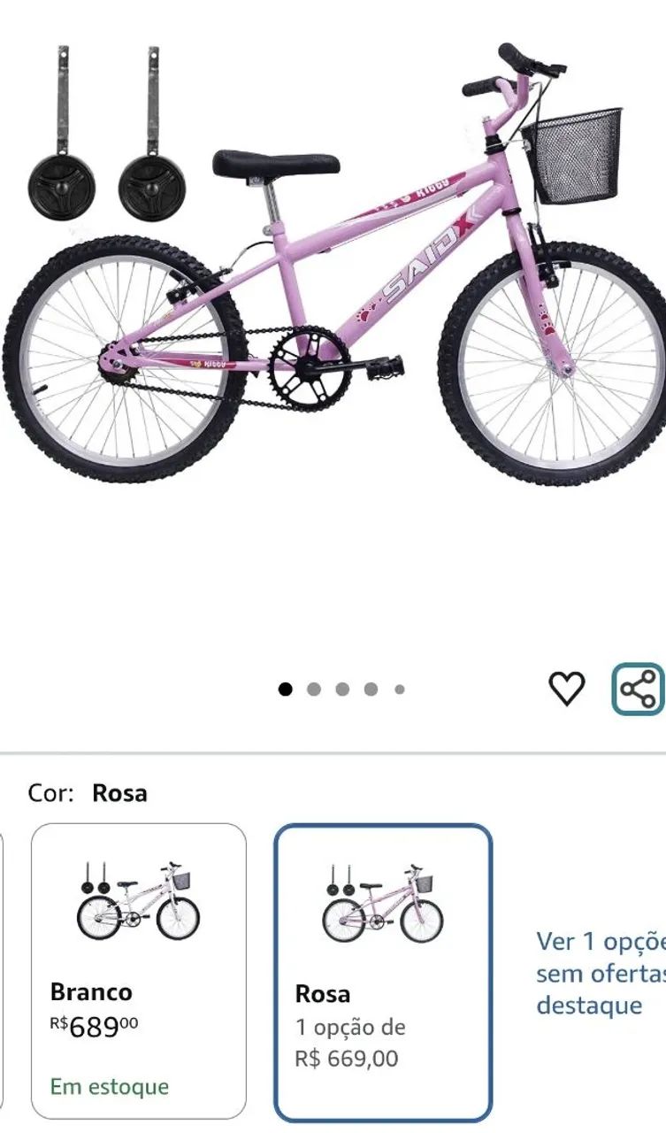 Bicicleta  Aro 20 - Rosa  - Foto 2