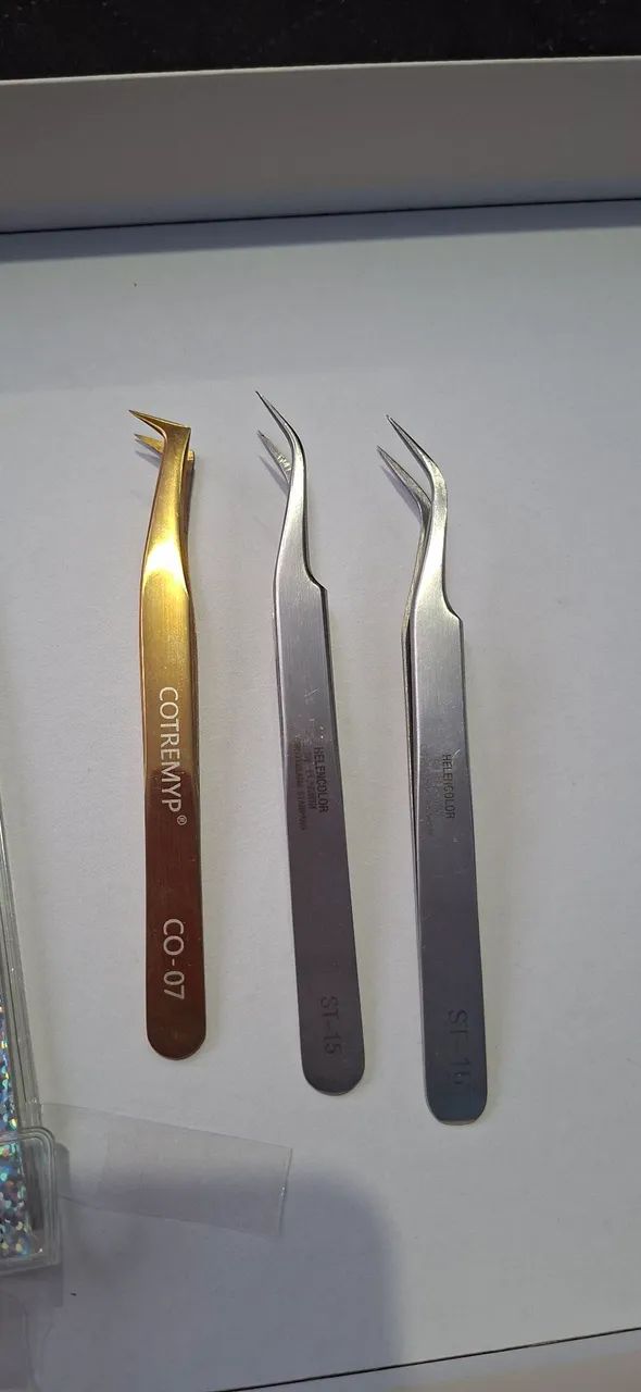 Pinça extensão de cílios  - Foto 2