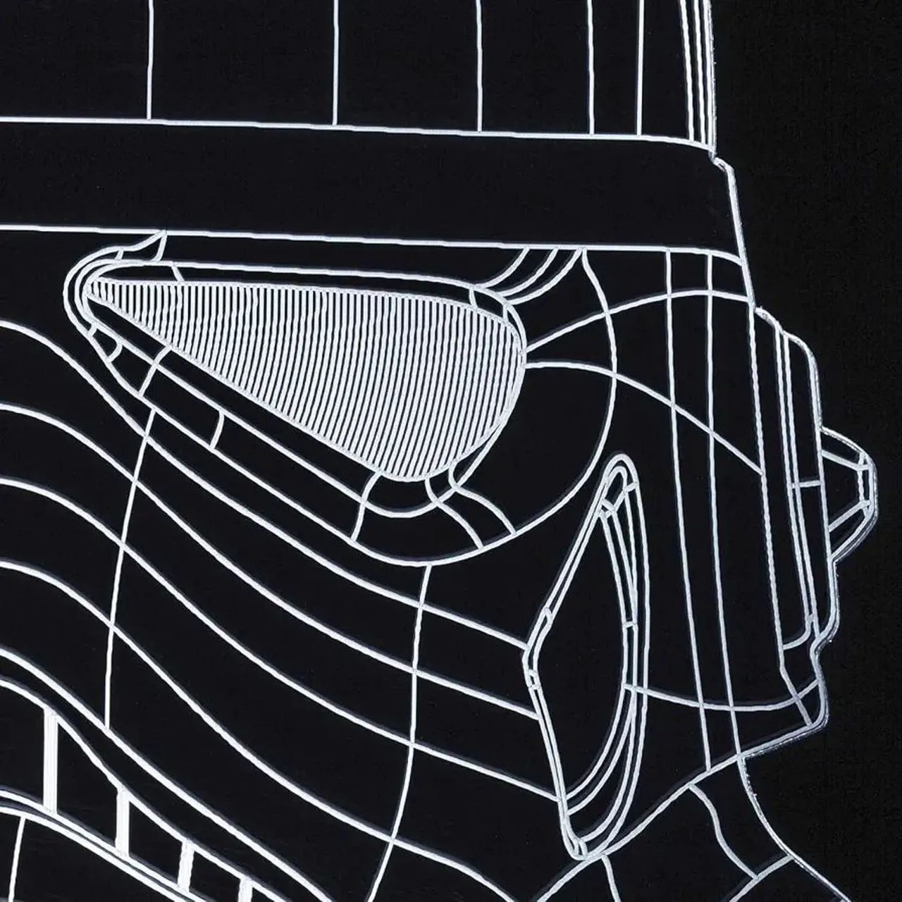 Stormtrooper Wireframe Light Luminária - Foto 3
